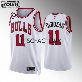 Dres Chicago Bulls DeMar DeRozan 11 Nike 2022-23 Association Edition Bijela Swingman - Dječji